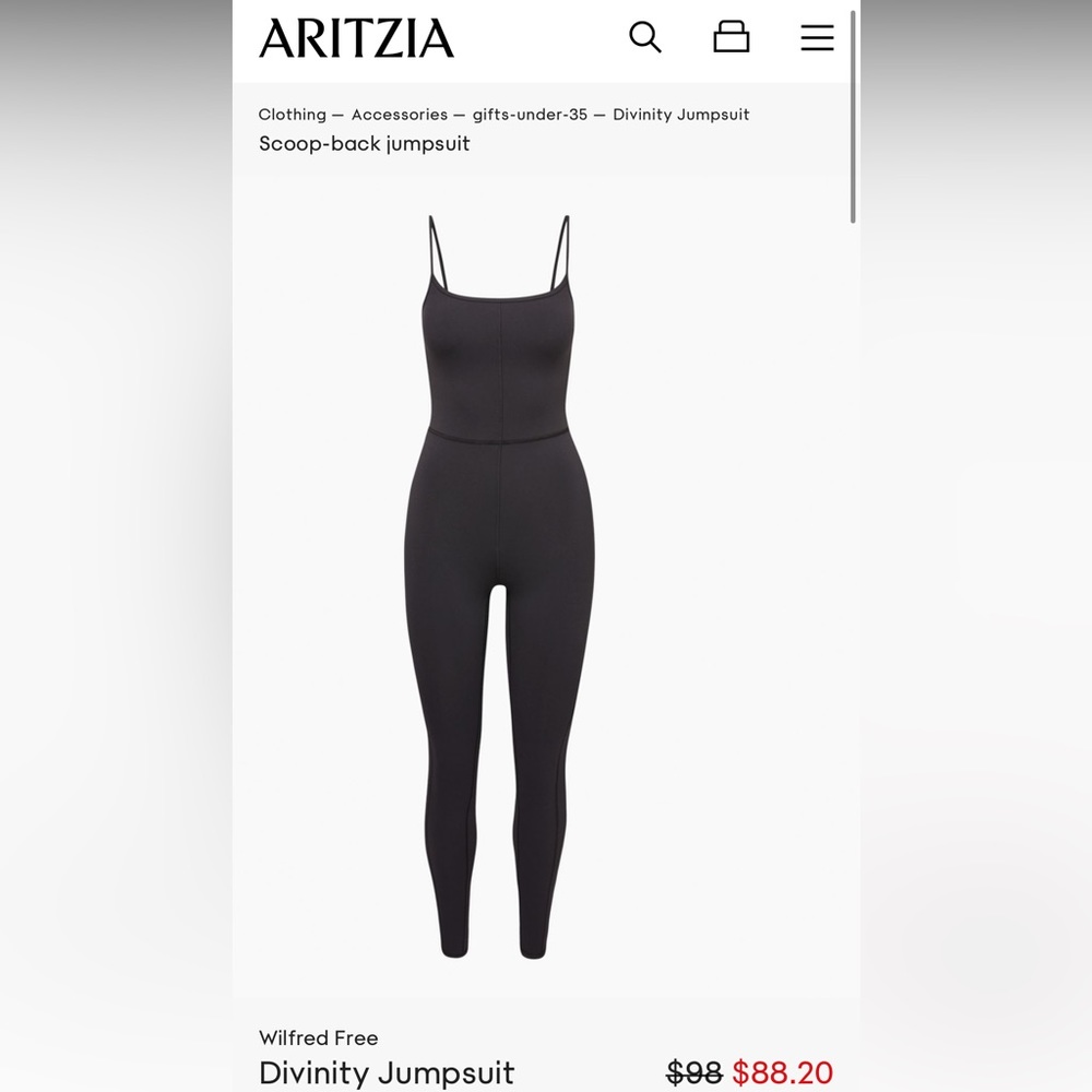 Wilfred divinity jumpsuit